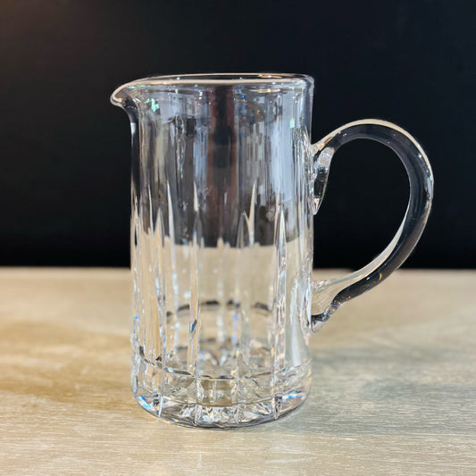 Crystal Pitcher 6" W x 6.75" H x 3.5" D