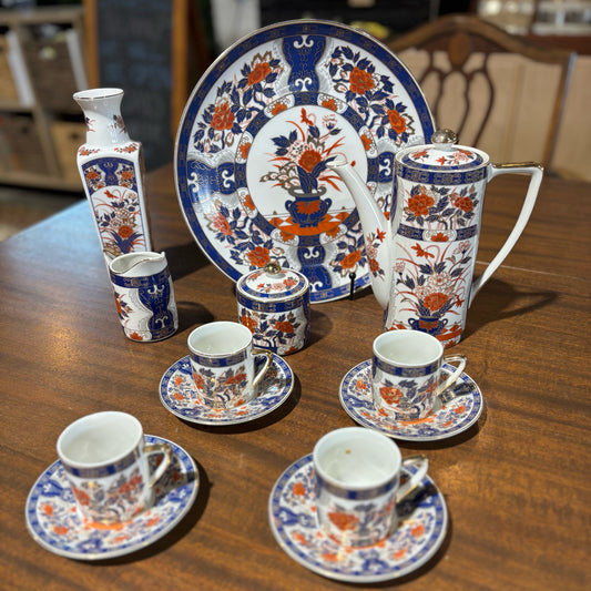 13 Piece Japanese Tea Set 10.5" D x 1" H
