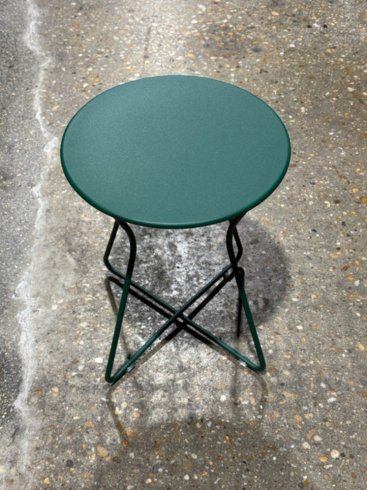 NEW Fermob Cucotte stool, green, 13.5" W x 13.5"D x 18"H