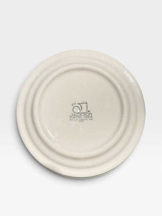 SET of 6 Jackson China dessert plates, 6"dia