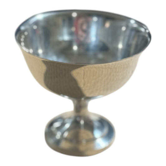 Wm Rogers silverplate dessert dish/petite compote, 4"W x 4"D x 3.5"H