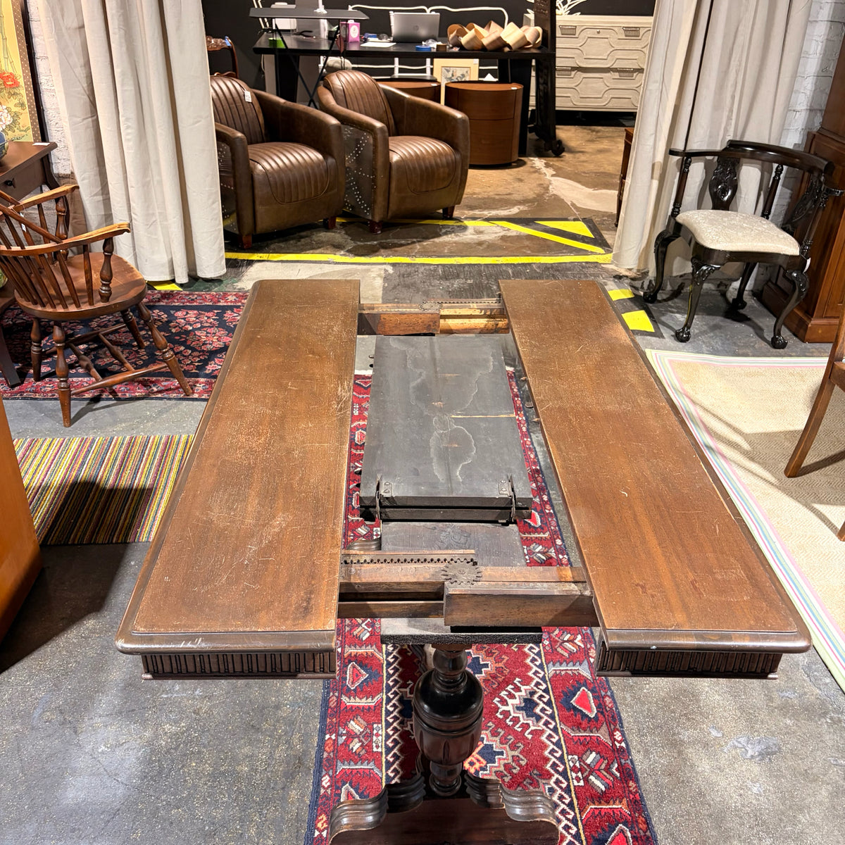 VTG Jacobean Revival Pull Out Dining Table
