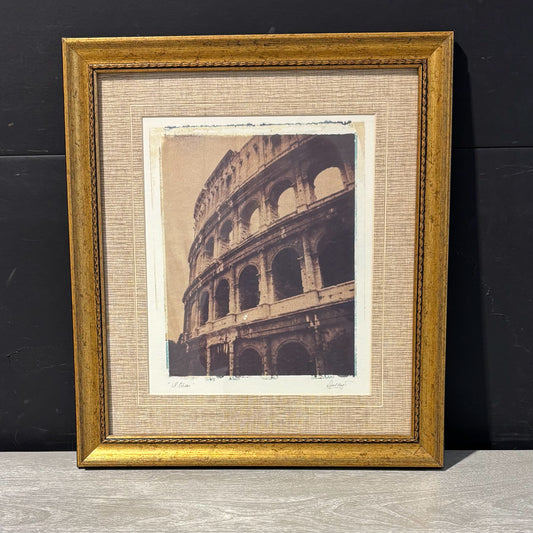 Roman Colosseo Photo Framed "Michael Bryan" 16" W x 17.5"H