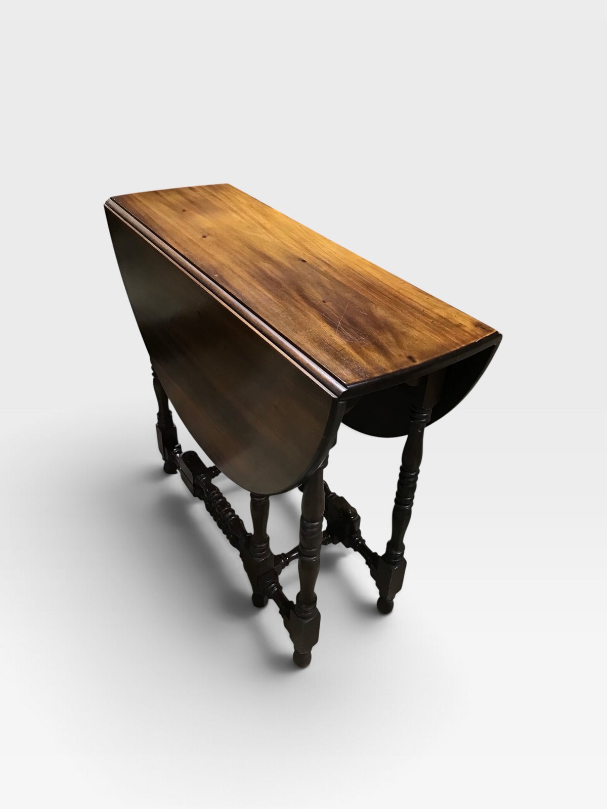 VTG Drop Leaf Gateleg Wood Table 42"/11" W x 34"D x 30"H