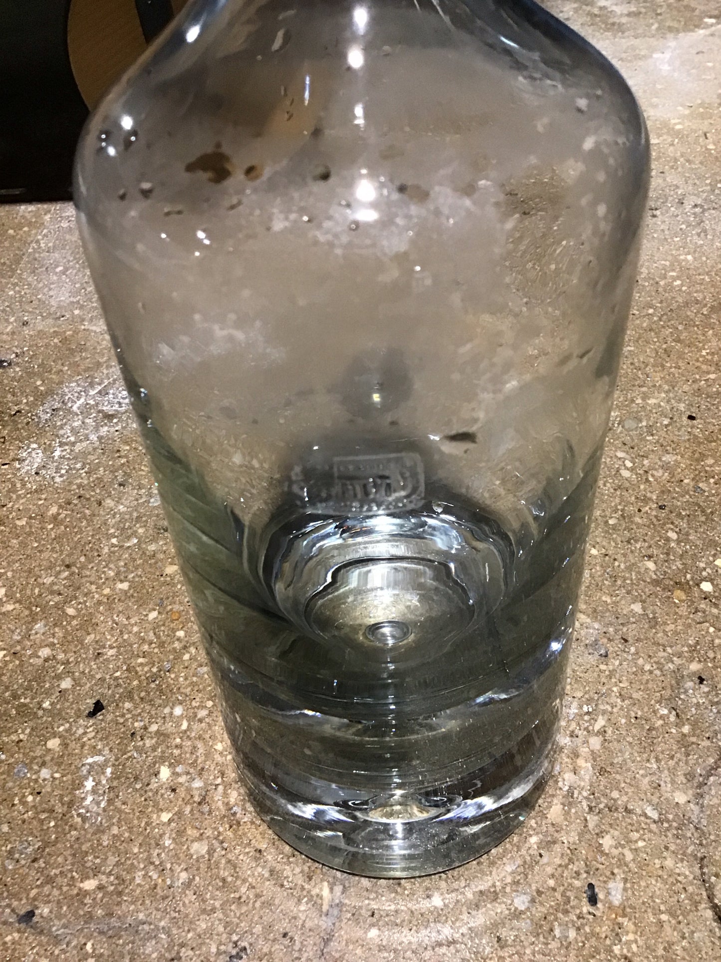 Vintage Krosno Jensen Poland Crystal Decanter 4" base x 12" H