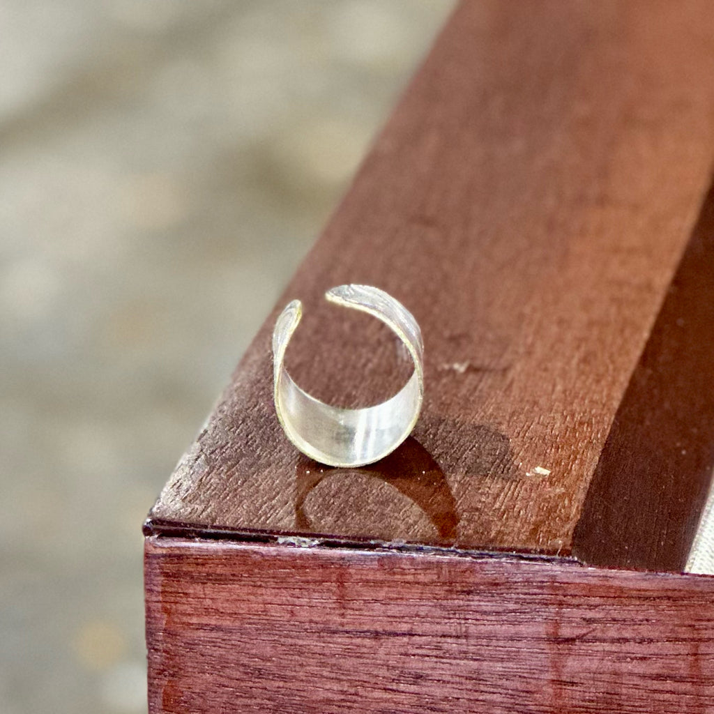 Silverplate over copper ring
