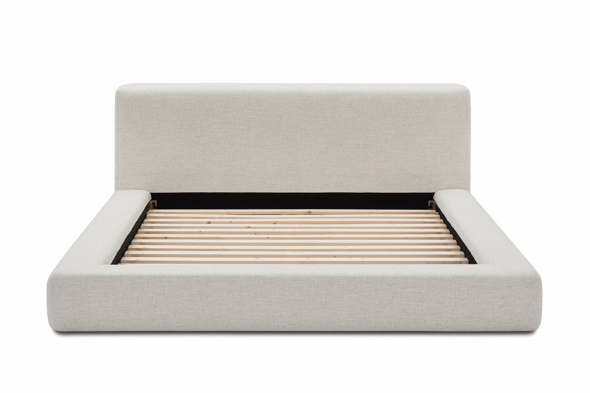 Dawson King Size Bed, Beach Linen, 92.9" W x 98.4" D x 35" H