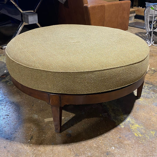Thomasville Round Ottoman, 41"W x 41"D x 18"H