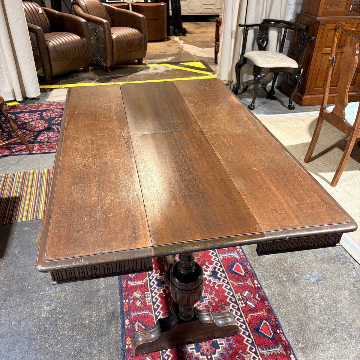 VTG Jacobean Revival Pull Out Dining Table