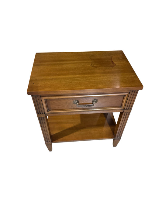 Side Table, National of Mt Airy, 22"W x 15"D x 24"H (AS IS)
