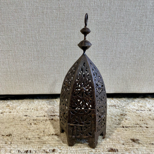 Med. Moroccan Lantern, 6.75"W x 6.75"D x 17.25"H