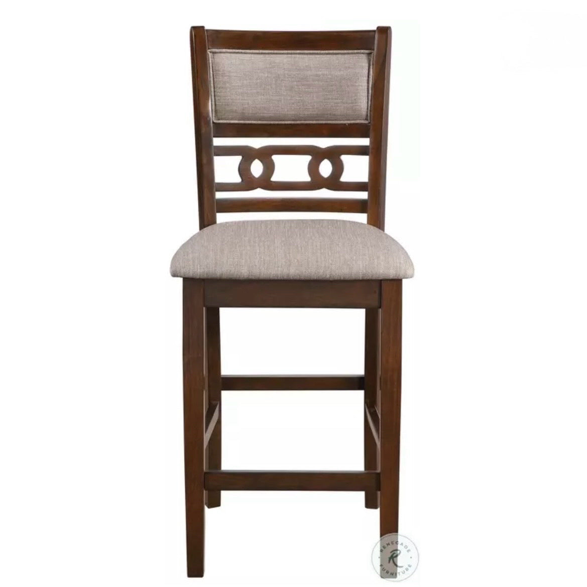 NEW Gia 5-Piece Counter Height Dining Table & Chairs, Cherry, 42" Dia x 63.25"H