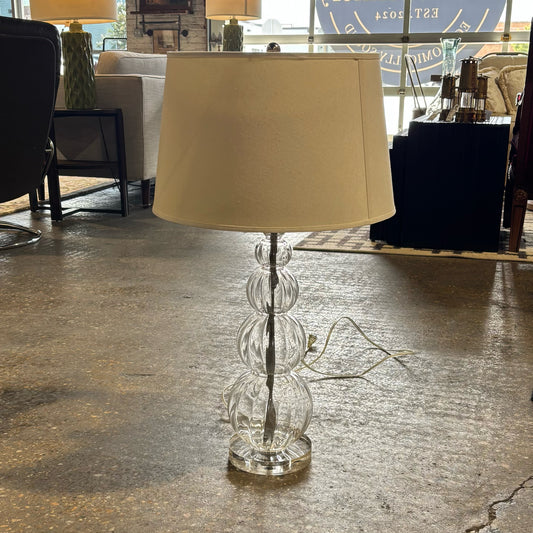 Port 68 Glass Lamp 30.5"H x 7" W