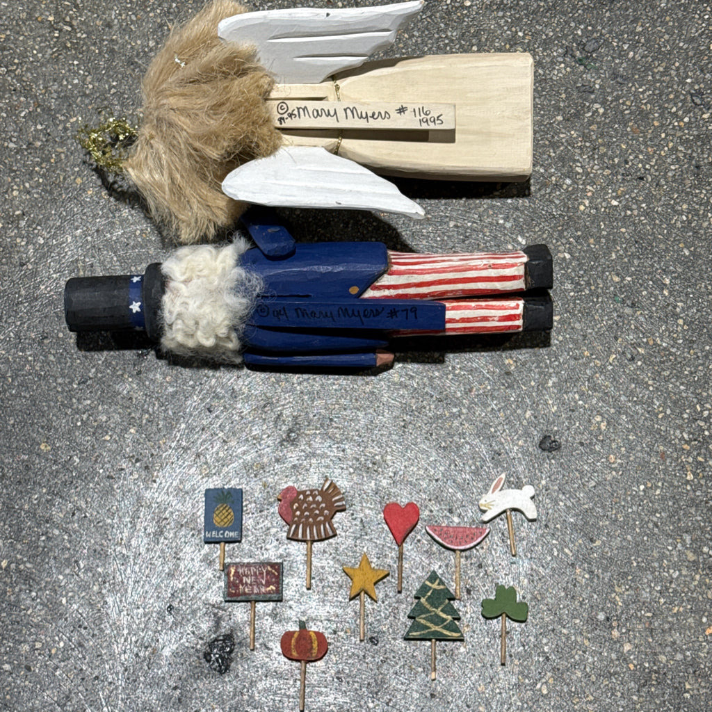 Mary Myers Angel (#115) & Uncle Sam (#79) w/accessories