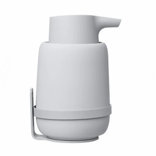 Blomus Sono Soap Dispenser & Adapter, Microchip, 3.7"W x 3.4 "D x 5.7"H