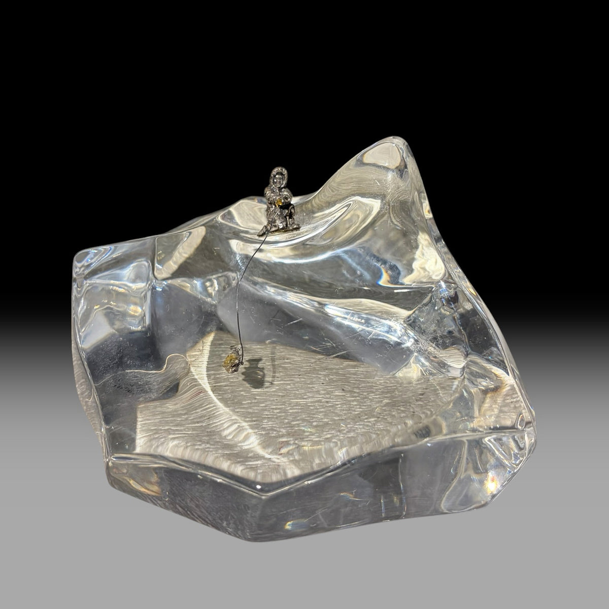 VTG Franklin Mint Crystal Iceberg Sculptures (Set of 3) by James Carpenter