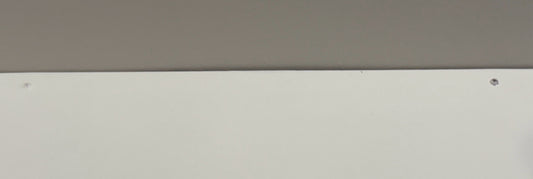 AI console by Phillippe Starck, white, (AS IS), 29.5'W x 9"D x 34.6"H