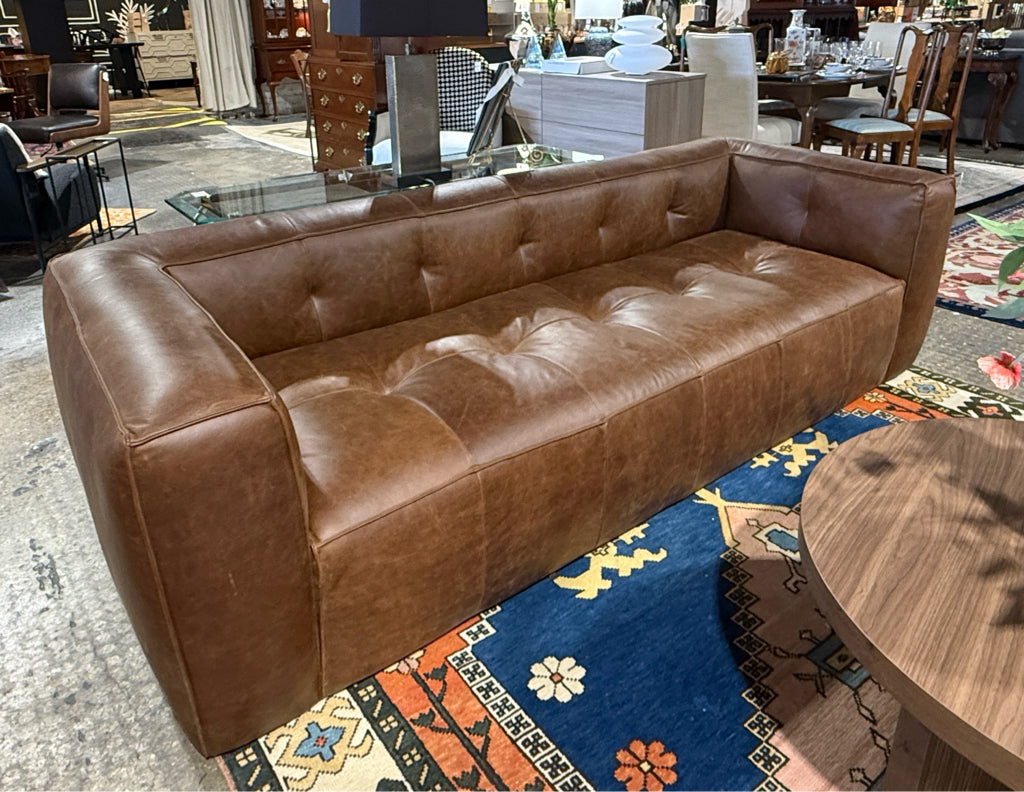 POLY & BARK Capa sofa, chocolate brown, 92"L x 32"D x 27"H