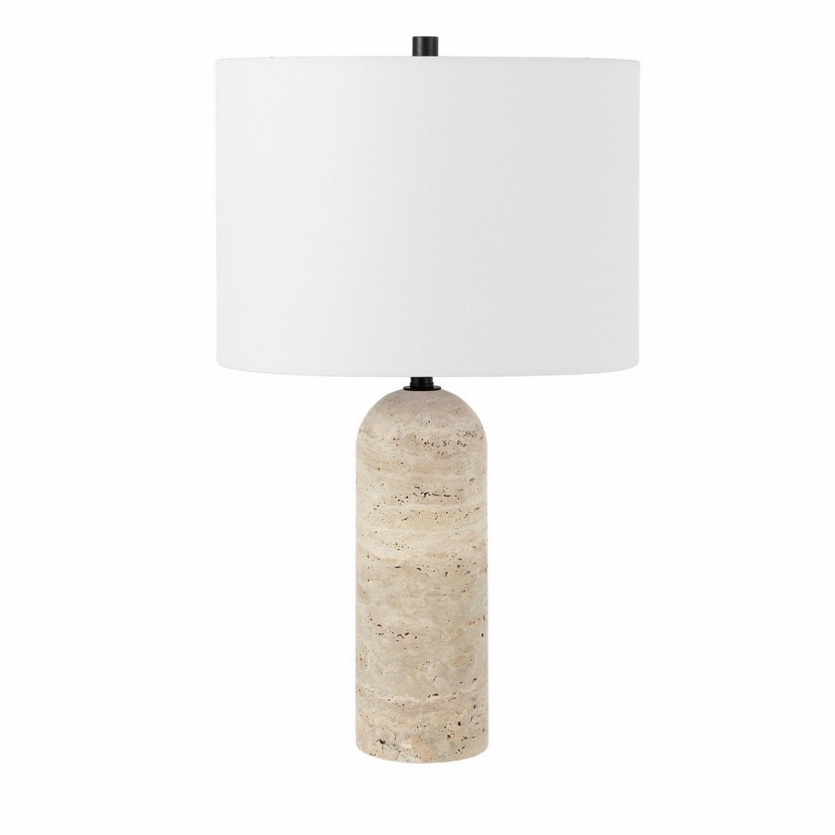 Jolene Table Lamp - Ivory, 14" W x 14" D x 24" H