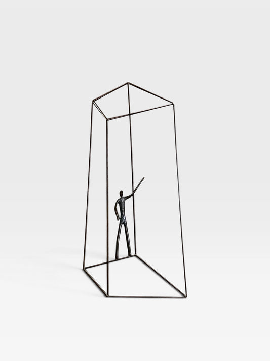 Perspective Wire Wall Art, 17"W x 39"H x .4"D