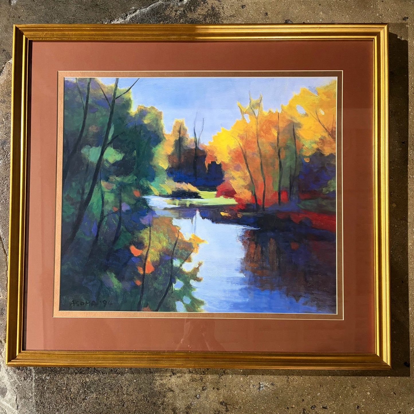 Magic Afternoon by Tadashi Asoma, 32"W x 29.5"H x 1.5"D