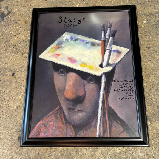 Stasys Exibition Poster 28.5" W x 1.5" D x 35.5" H