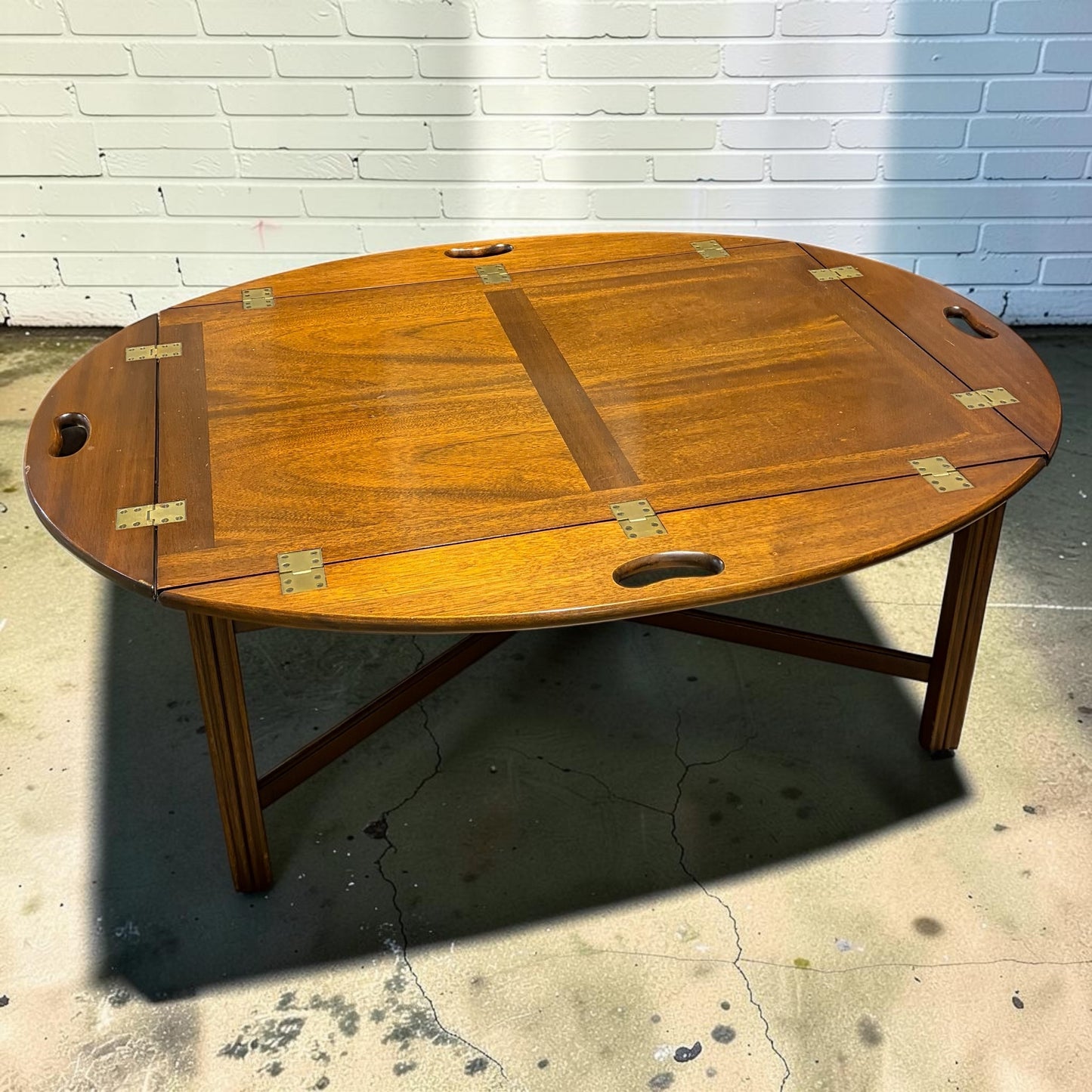 VTG "Ethan Allen" Butler's Cocktail Table, 45"W x 34"D x 16.5"H