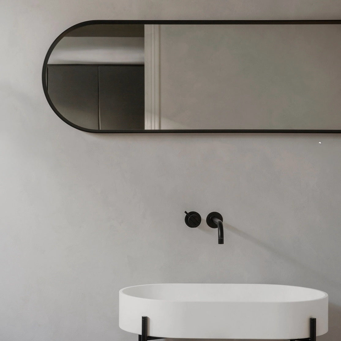 Audo Copenhagen Norm Oval Mirror, 15.75" W x 1.4"D x 51"H