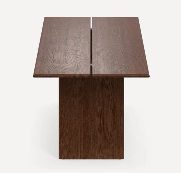 NEW Gallery dining table, walnut, 34" W x 72" D x 29.5" H