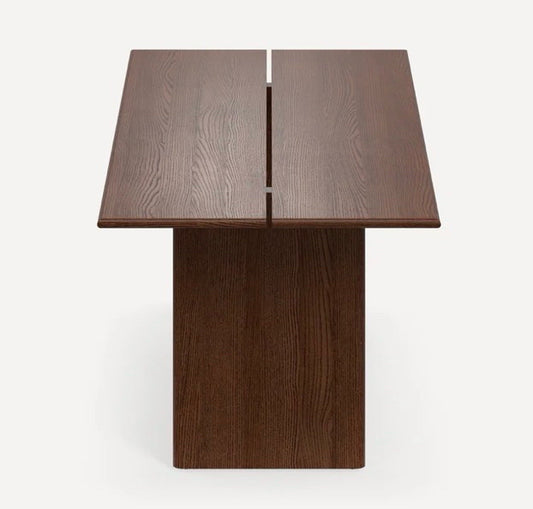 NEW Gallery dining table, walnut, 34" W x 72" D x 29.5" H