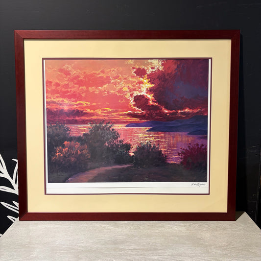 Littorio Del Signore "Nuages" Seriolithograph on Paper 43" W x 37"H