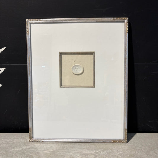 Saturn & Rhea Framed Intaglio, 21"H x 17"W