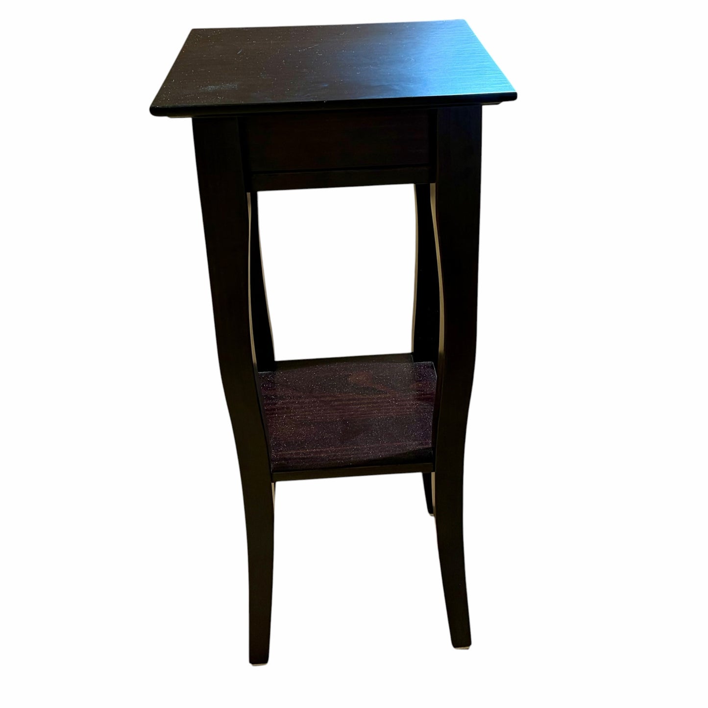 2-Tier Wooden Plant Stand, 14"W x 14"D x 29.75"H