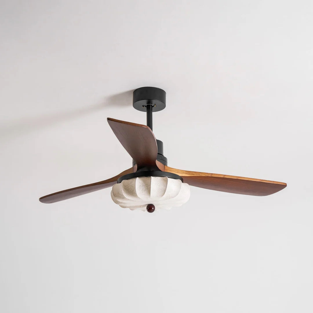 NIB Vakkerlight Lotus Bloom Celing Fan 52"Diam x 15.7"H