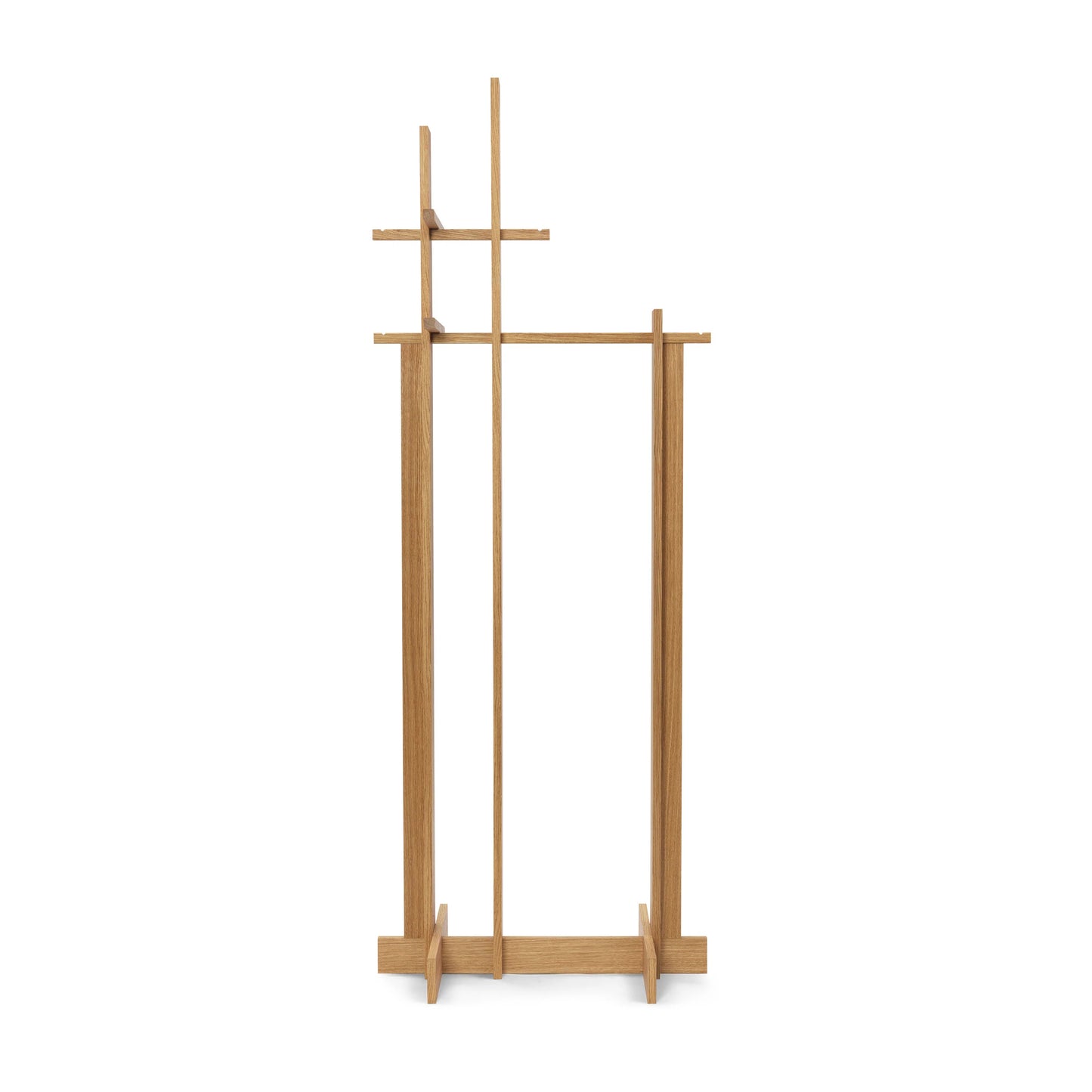 Ferm Living Bridge Clothes Stand, Oiled Oak, 27.2" W x 15.75" D x 72.1" H