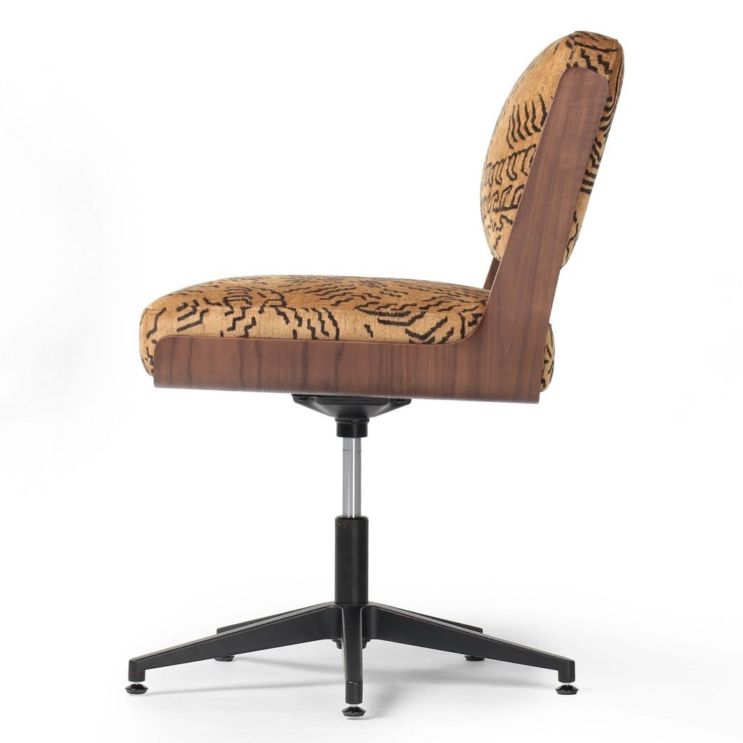 Landon Desk Chair, Balkan Ochre, 20.5" W x 27" D x 34" H